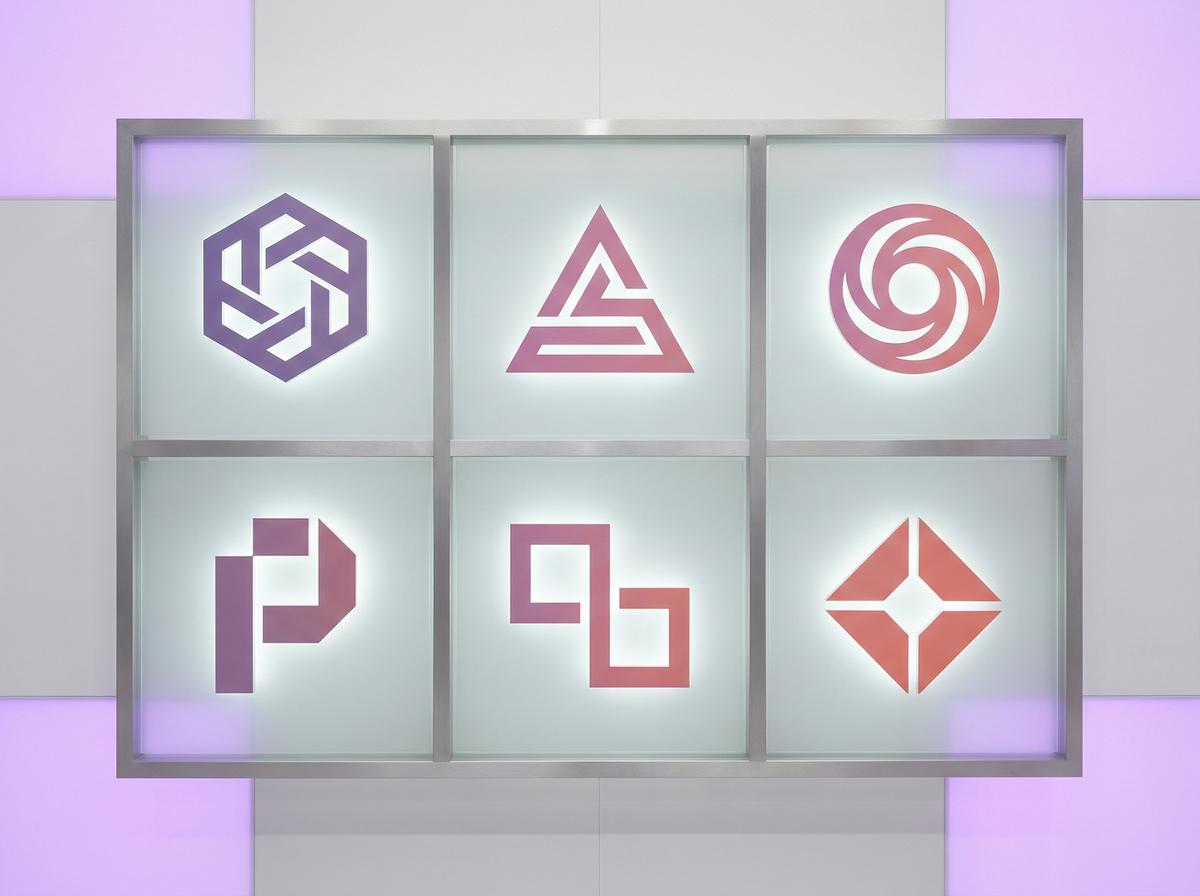 幼幼合作影视品牌Logo墙